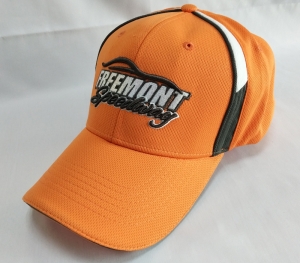 Orange color mesh golf cap