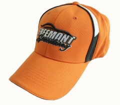 Orange color mesh golf cap