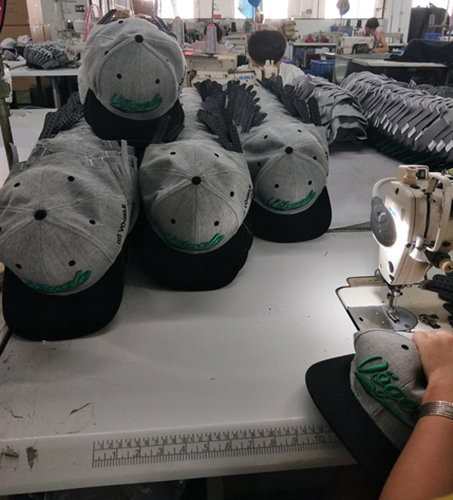 Y3 headwear finished all total 8000pcs snapback cap within 15 days